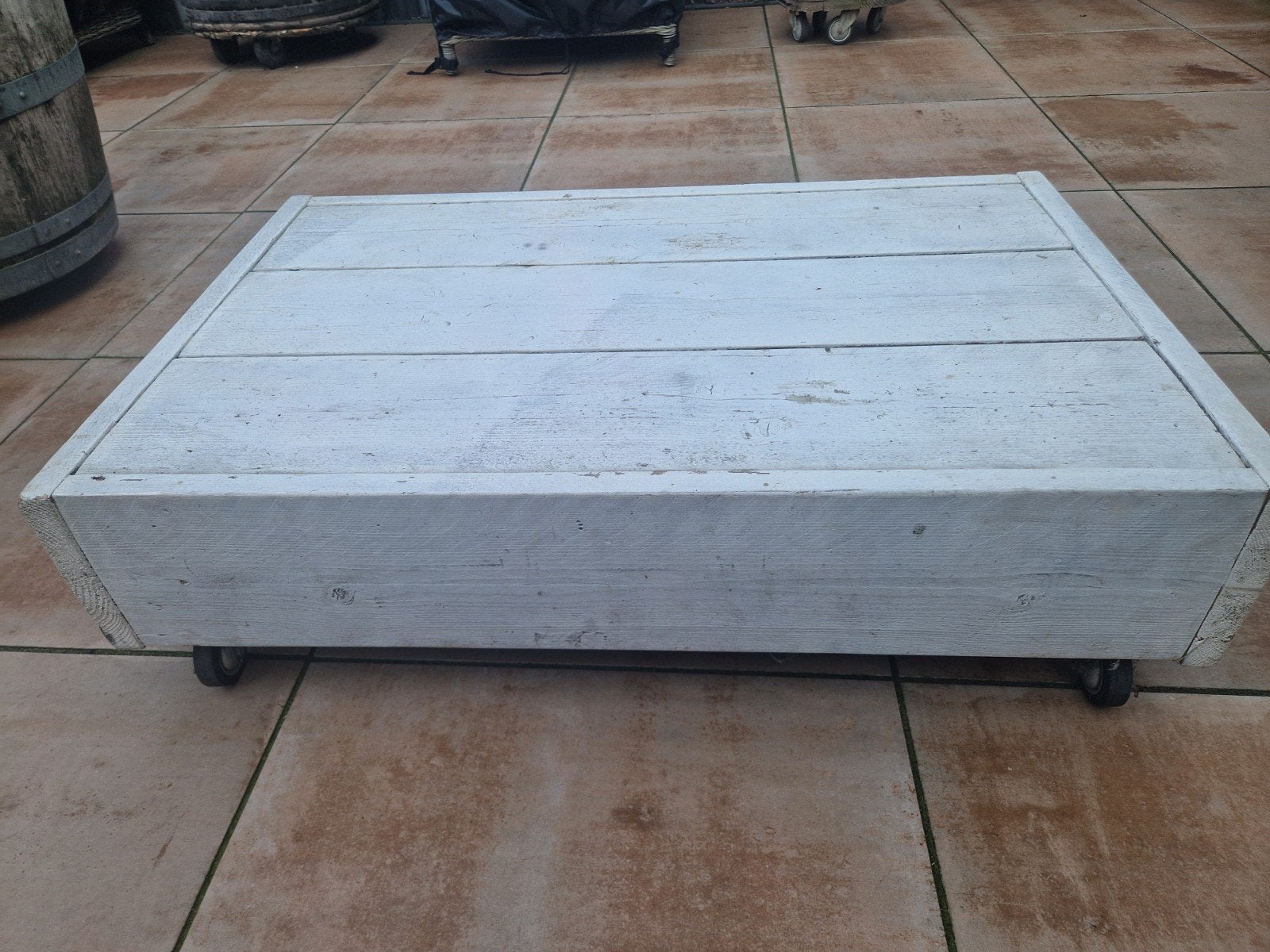 tafel 100 x 63 op wielen, Ophalen, Gebruikt, 50 tot 100 cm, 50 tot 100 cm