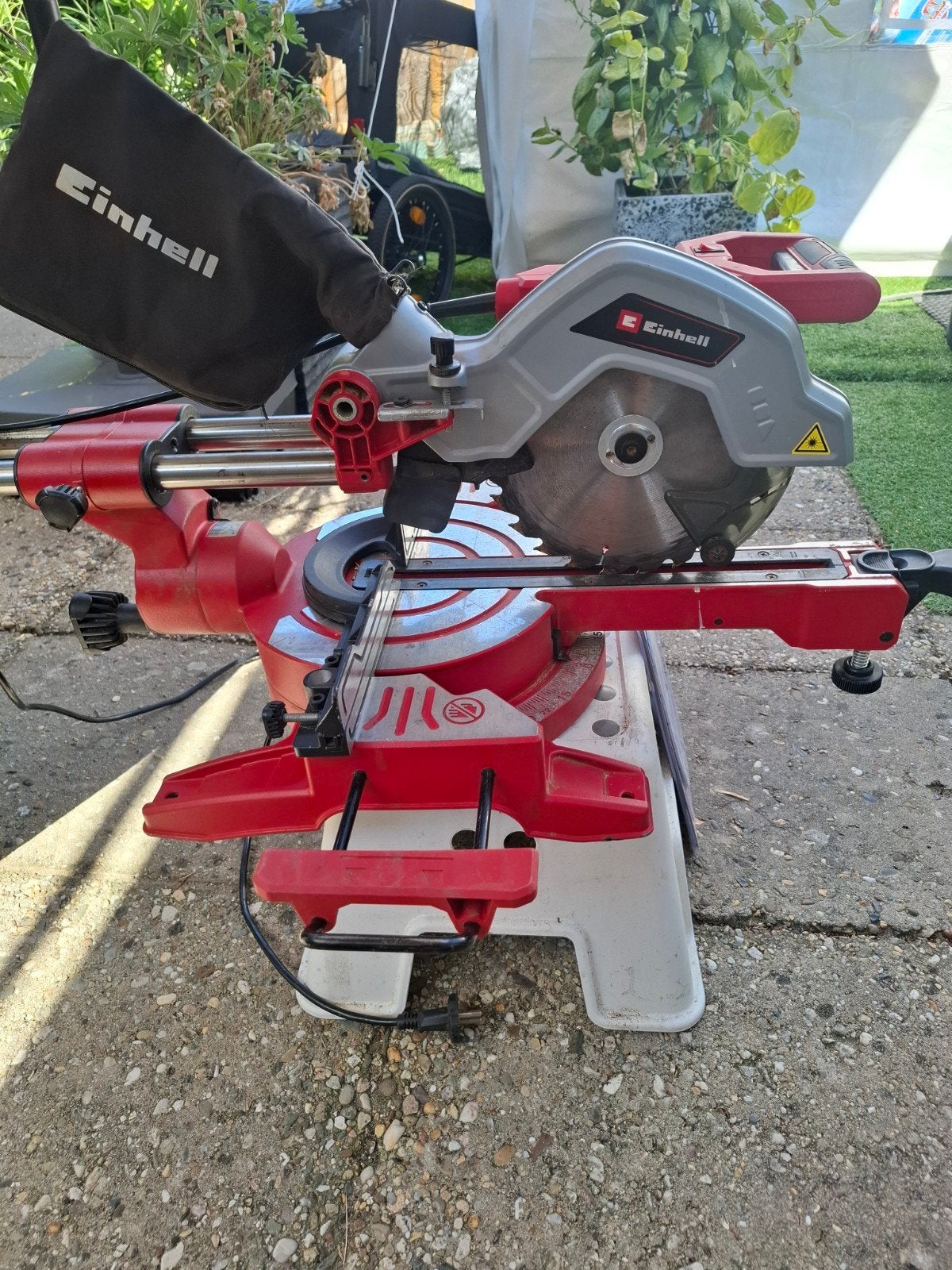 Einhell TC-SM 216 radiaal afkort/verstekzaag, Ophalen, Einhell, Zo goed als nieuw, Afkortzaag