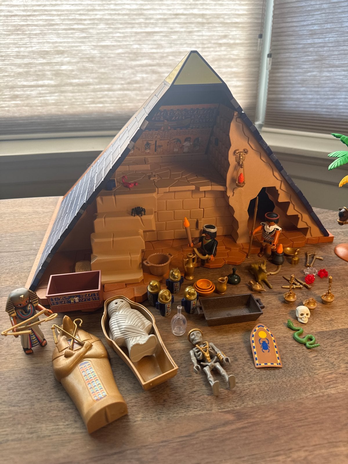 Playmobil Piramide van de Farao (5386) met extra set (5387), Kinderen en Baby's, Speelgoed | Playmobil, Gebouw, Complete set, Zo goed als nieuw