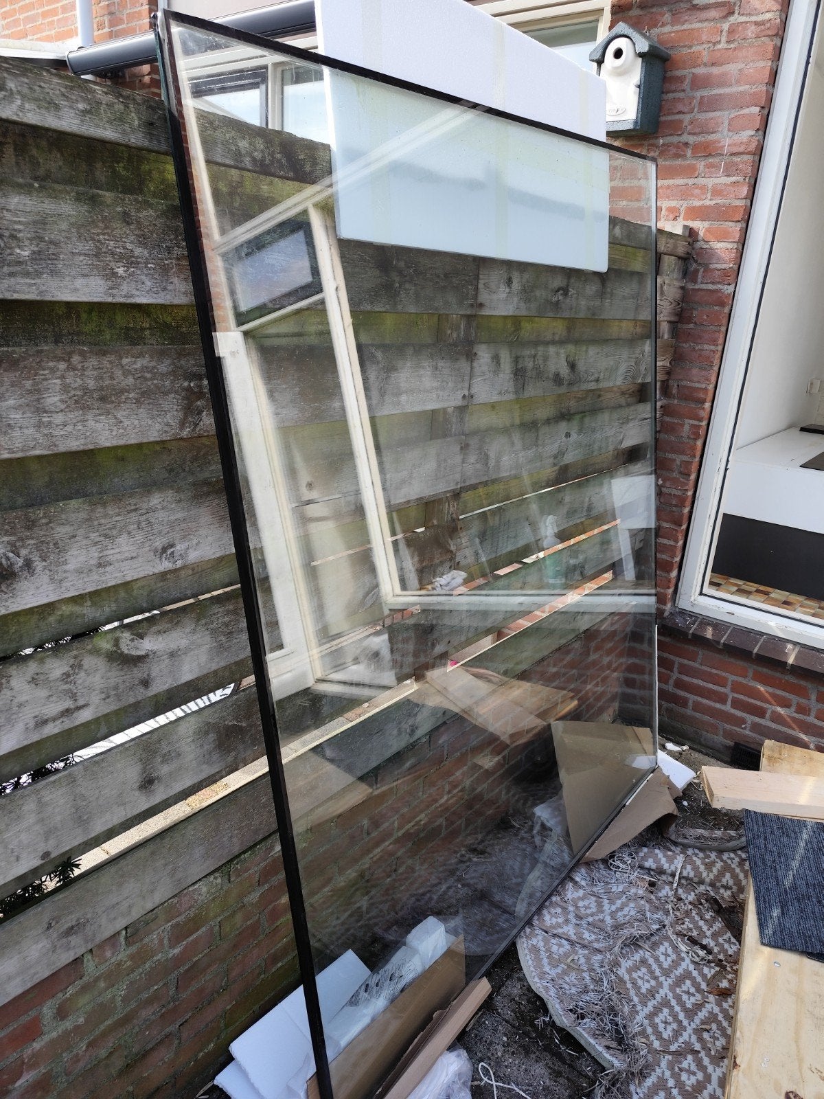 Dubbel glas Gratis, Ophalen, Gebruikt, Gevelraam of Ruit
