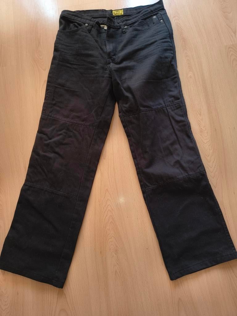 Draggin Motorjeans met Kevlar - Zwart, Motoren, Kleding | Motorkleding, Draggin, Heren, Ophalen of Verzenden, Broek | textiel