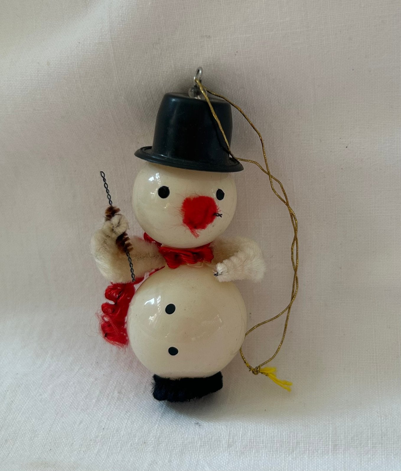 Vintage glazen kerstdecoratie Gablonzer, sneeuwpop, Ophalen of Verzenden, Zo goed als nieuw