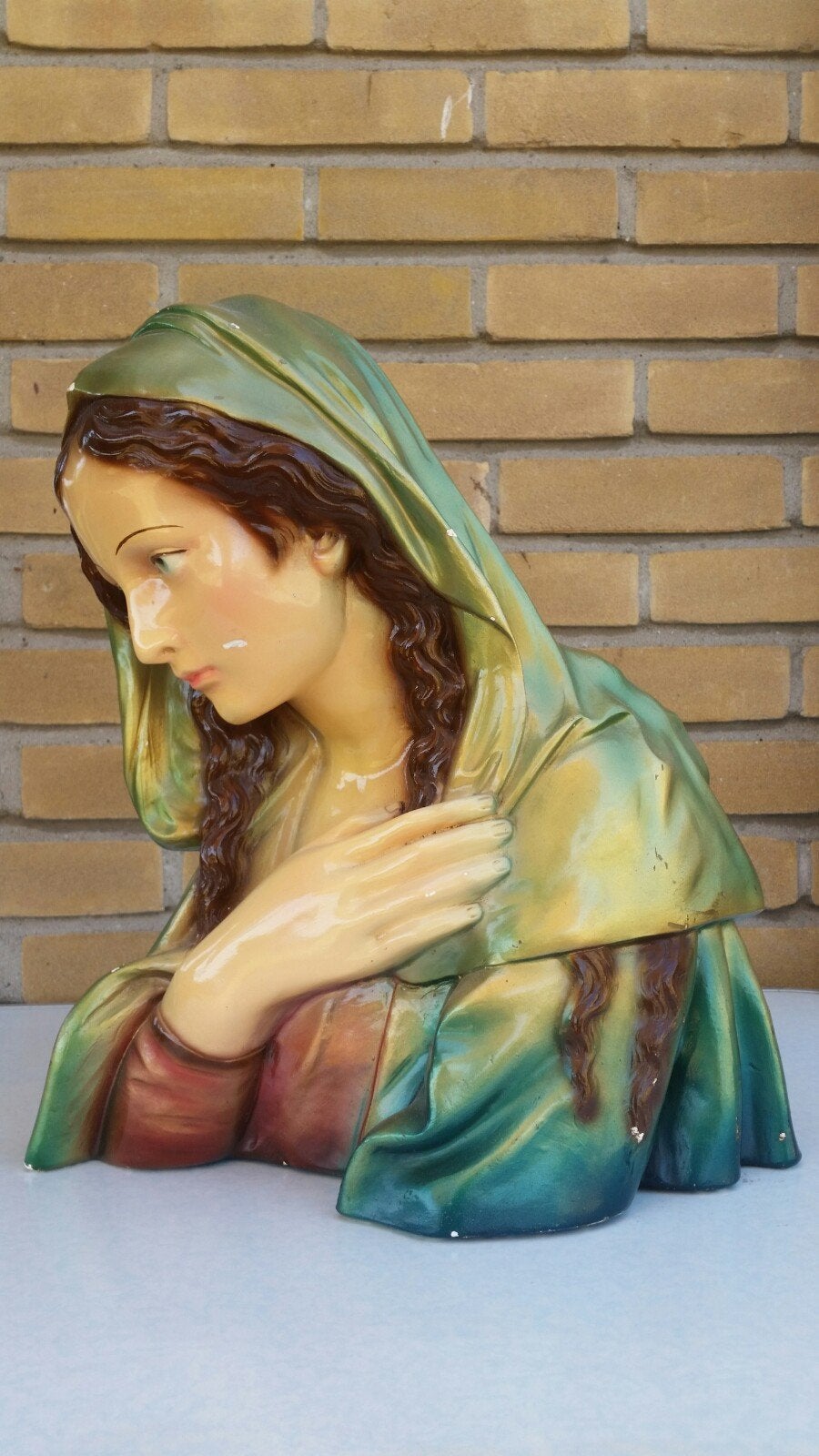 Vintage Maria borstbeeld - gemerkt, Antiek en Kunst, Ophalen of Verzenden