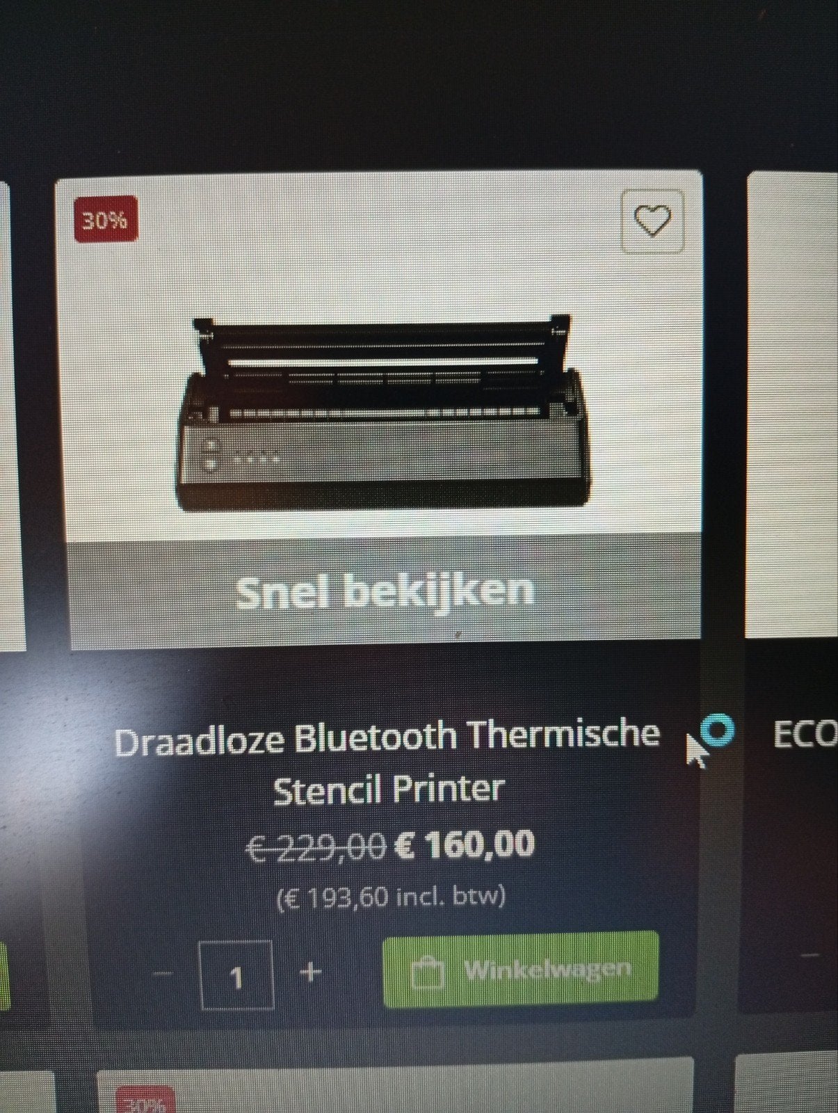 nieuwe thermische tattoo printer, Ophalen of Verzenden, Nieuw, Laptop, USB