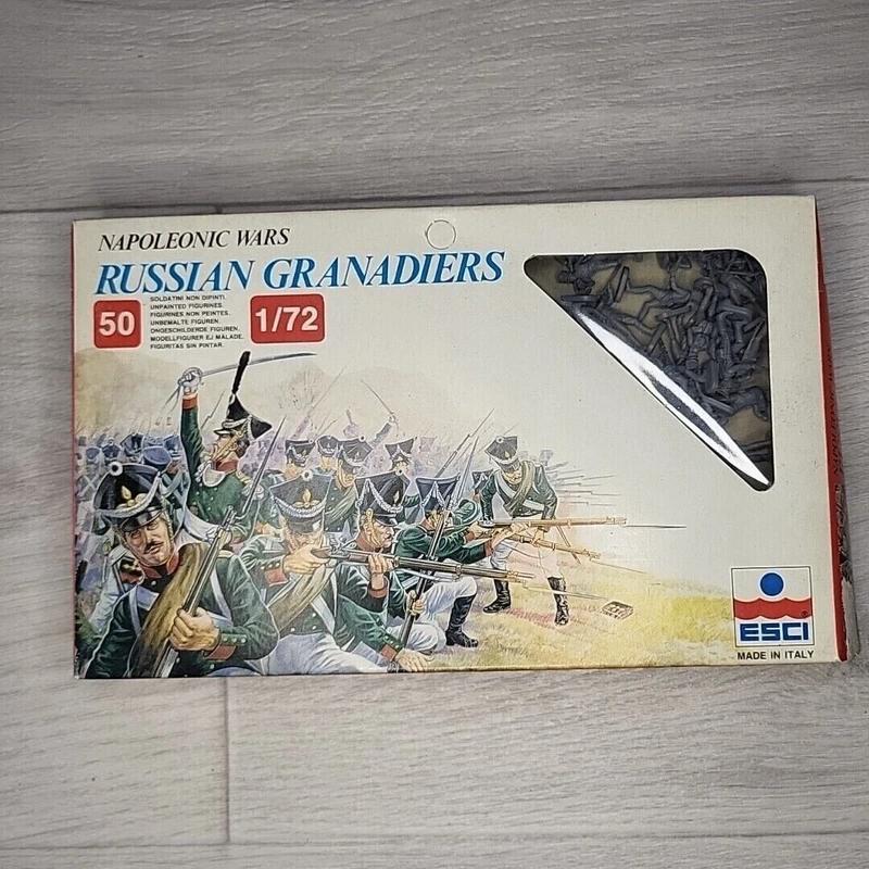 Napoleonic Wars Russian Granadiers, ESCI 236 Schaal 1/72, Ophalen of Verzenden, Gebruikt, 1:50 of kleiner, Figuur of Figuren
