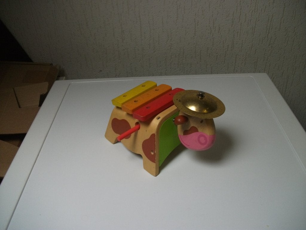 Xylofoon koe Djeco, Kinderen en Baby's, Speelgoed | Houten speelgoed, Ophalen of Verzenden, Gebruikt