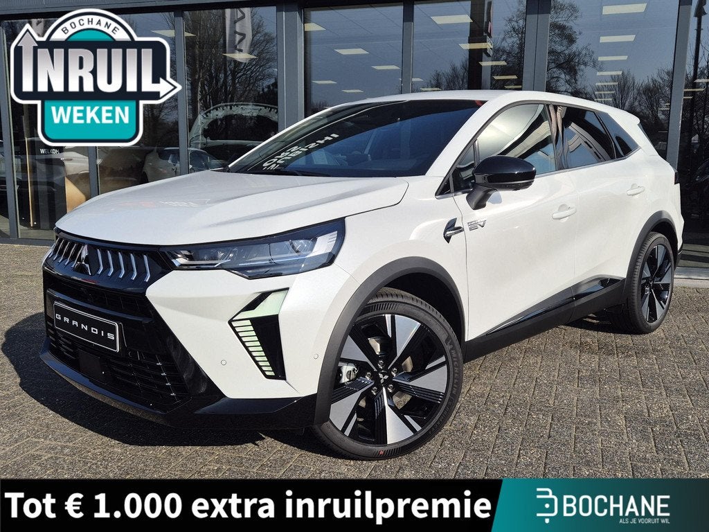 Mitsubishi Grandis 1.8 HEV First Edition | Built-in Google |, Auto's, Mitsubishi, 730 kg, 1789 cc, Met garantie (alle), Leder en Stof