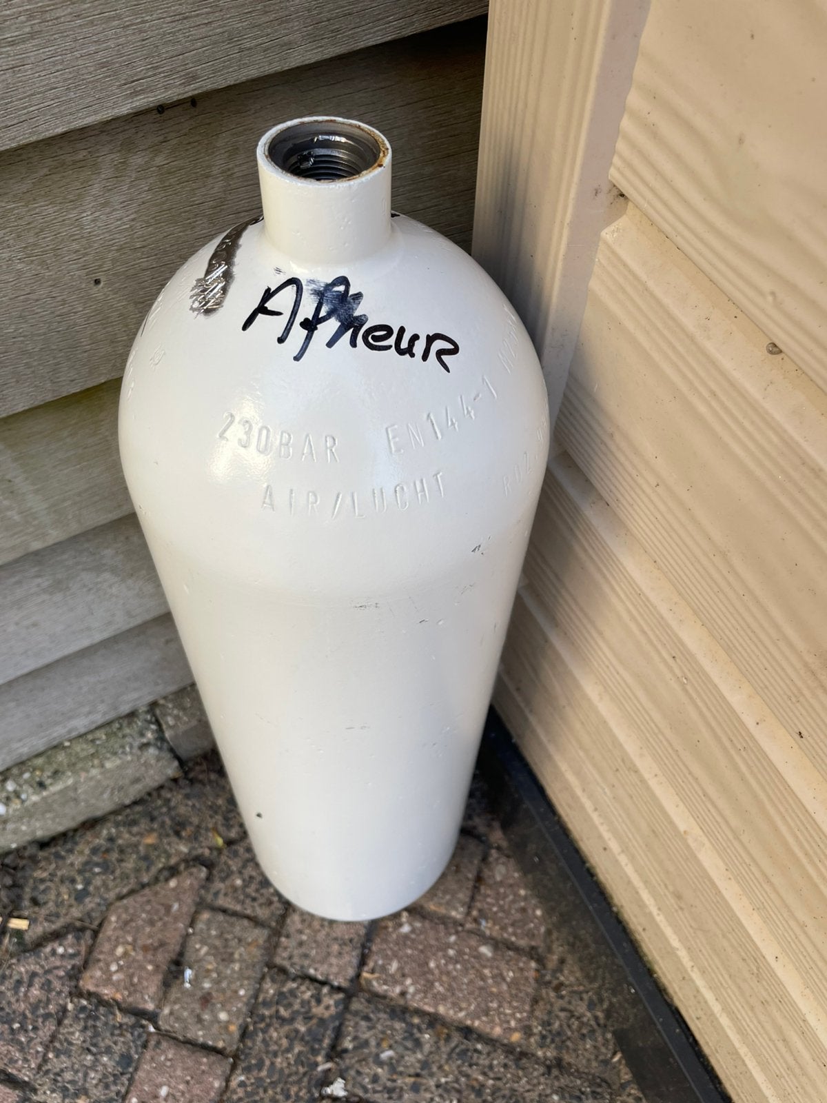 Duikfles 10ltr afgekeurd, Ophalen, Gebruikt, Duikfles