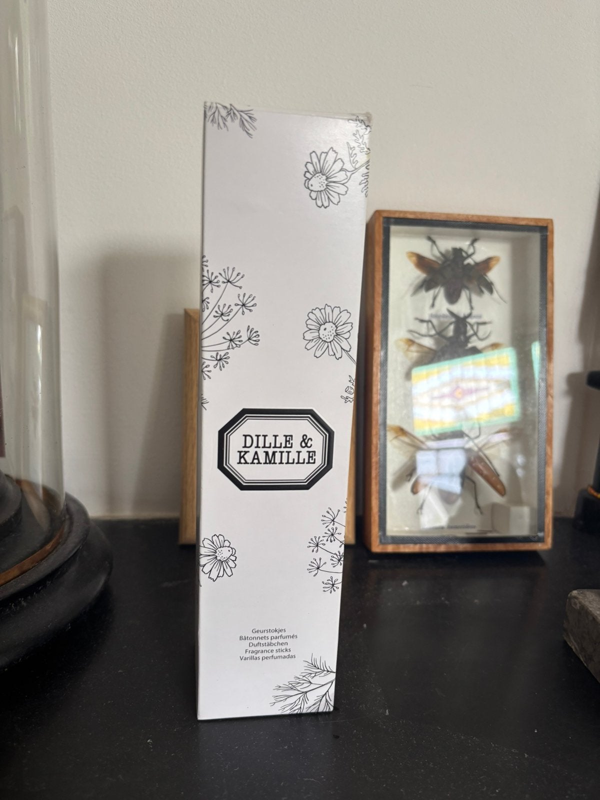 Geurstokjes Dille & Kamille ‘Eau De Dille’ 200ml, Ophalen, Nieuw, Bruin, Glas
