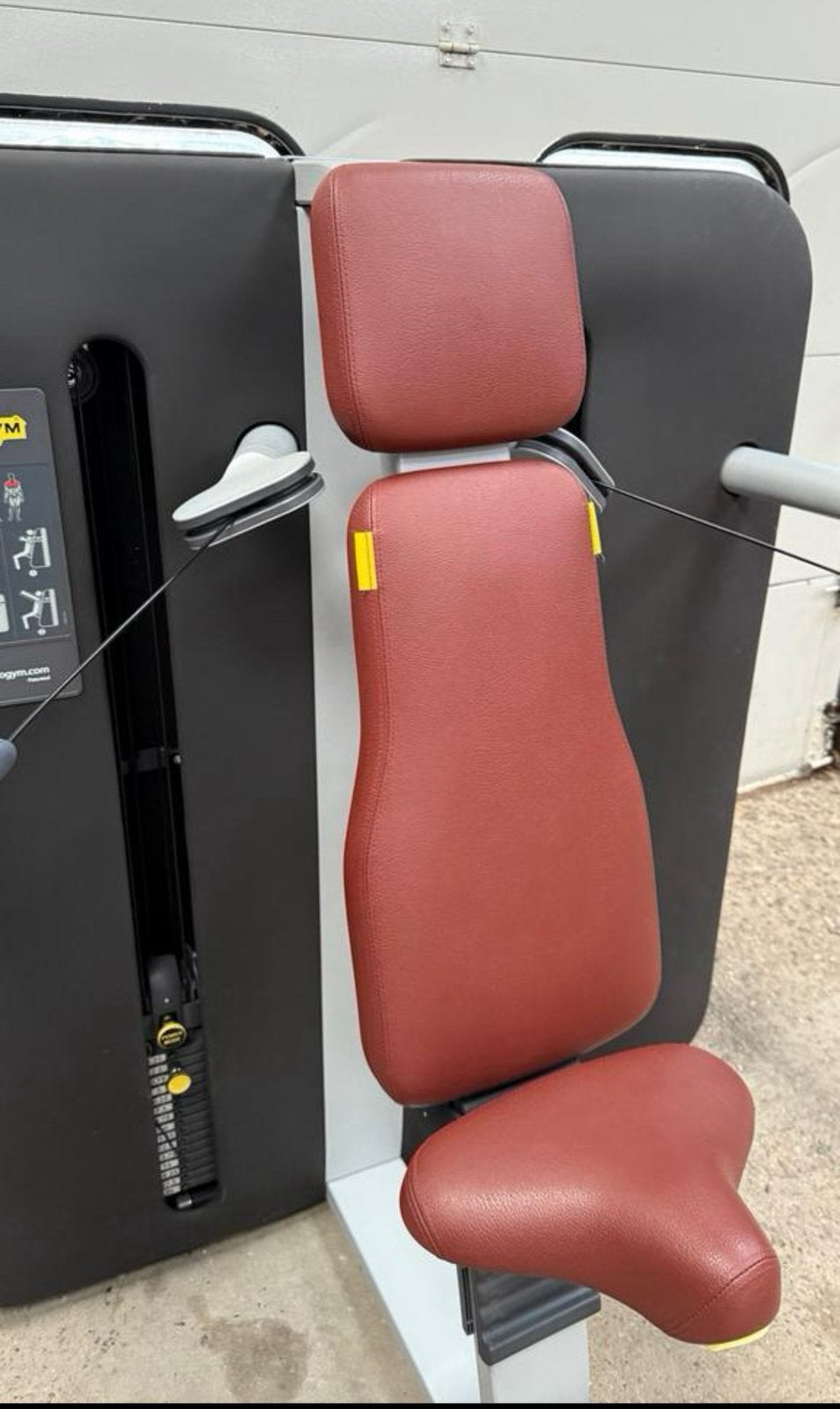 Technogym kinesis shoulderpress / schulterpresse / machine, Ophalen, Benen, Gebruikt, -