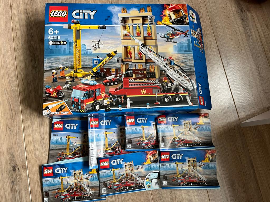 Lego City 60216 Brandweer in de binnenstad, Ophalen of Verzenden, Zo goed als nieuw