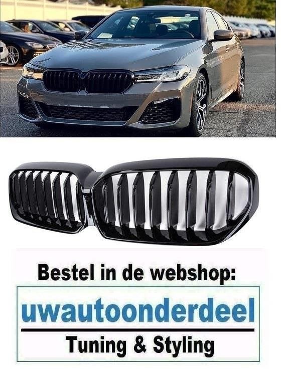 Grill Nieren Enkele Spijl Zwart Voor Bmw 5 Serie G30 F31 LCI, Verzenden, Automotive Parts, A.parts@hotmail.nl, Trasmolenlaan 12 3447 GZ Woerden