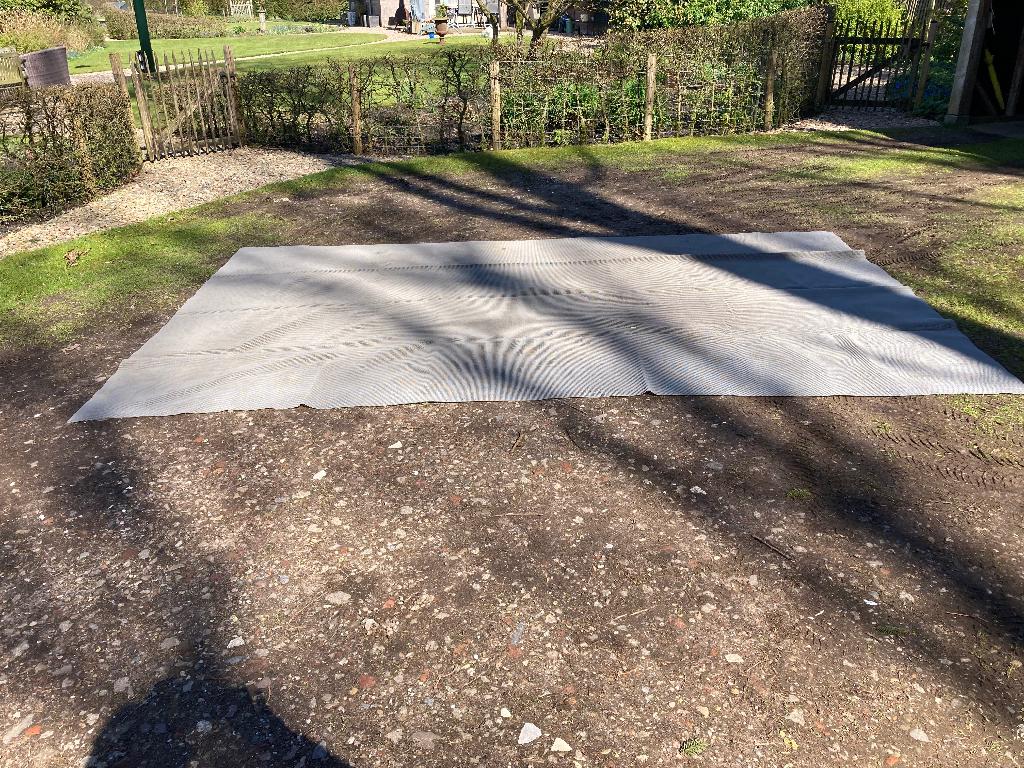 Kleed voortent, Ophalen, Gebruikt