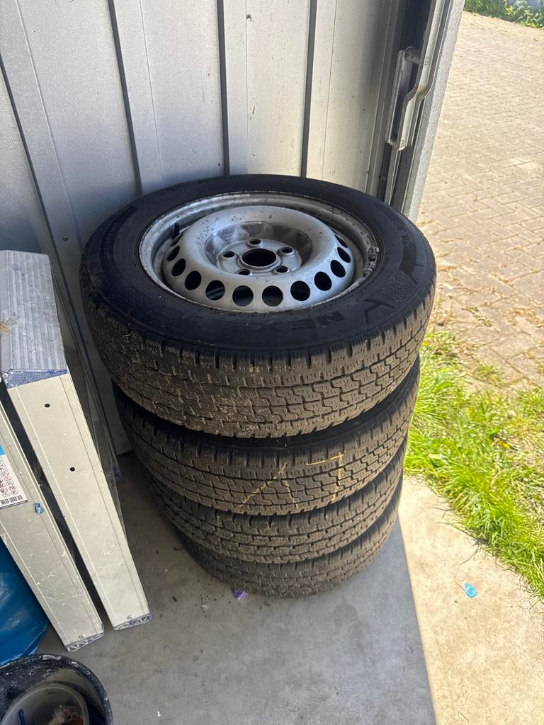 All-season banden met velgen voor Volkswagen Transporter, Ophalen, 16 inch, Banden en Velgen, 205 mm