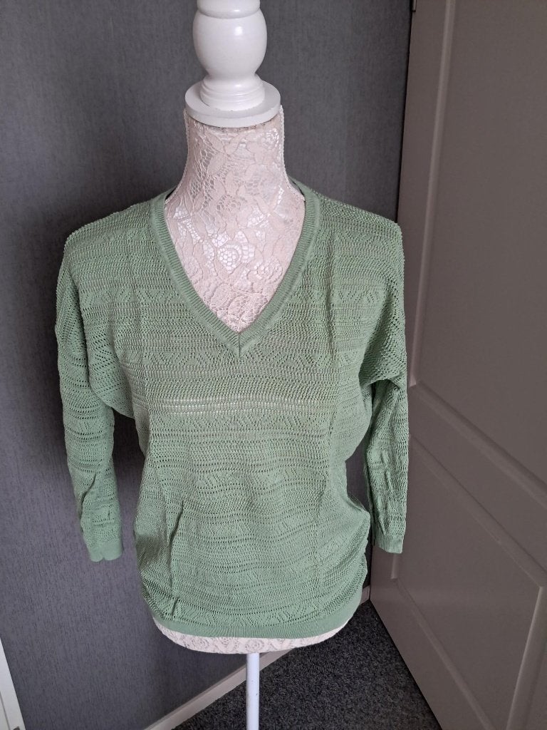 Trui Bloomings  Maat : XL 42 Kleur : Groen, Maat 42/44 (L), Ophalen of Verzenden, Zo goed als nieuw, Bloomings