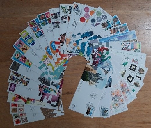 Nederland FDC jaar 2011 NVPH 622-642 onbeschreven, Verzenden, Onbeschreven, Nederland