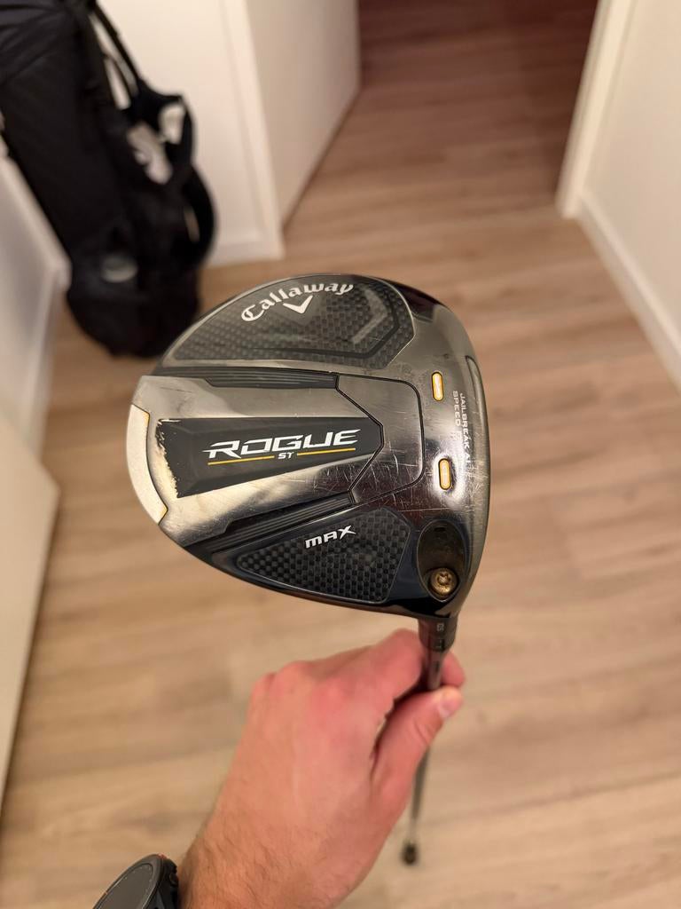 Callaway Rogue St Max 10,5° Driver met 60g shaft - Gebruikt, Sport en Fitness, Golf, Ophalen of Verzenden, Gebruikt, Club, Callaway