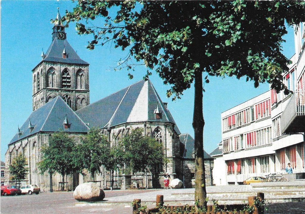 AK Oldenzaal - R.K. Plechelmuskerk Basiliek, Verzenden, 1960 tot 1980, Ongelopen, Overijssel