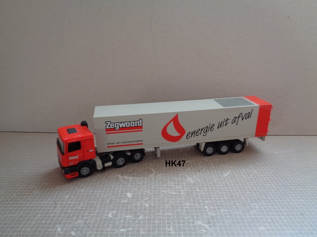 tekno daf twinsteer met zegwaard trailer, Ophalen of Verzenden, Zo goed als nieuw, Bus of Vrachtwagen, Tekno