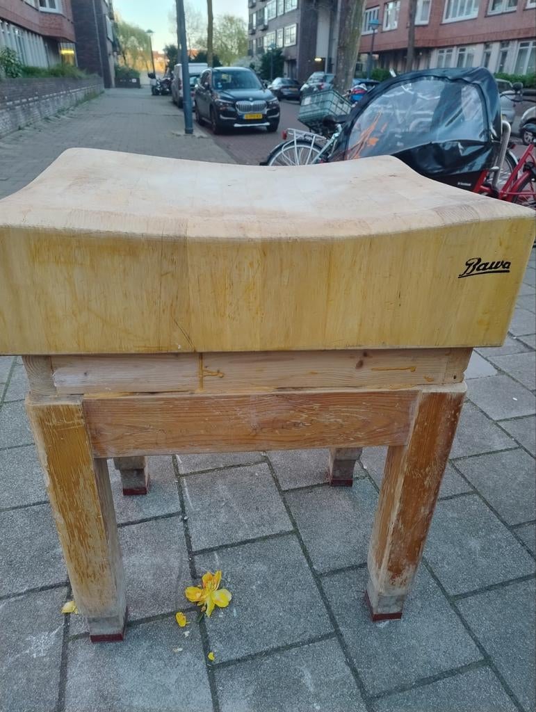 Bawa hakblok - Robuust en professioneel, Ophalen, Gebruikt, Hout, Snij-/serveerplank