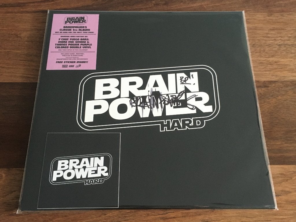 Vinyl 2LP Brainpower Hard PURPLE GESIGNEERD RSD 2022 NIEUW, Limited edition, Hiphop of Rap, Ophalen of Verzenden, 12 inch