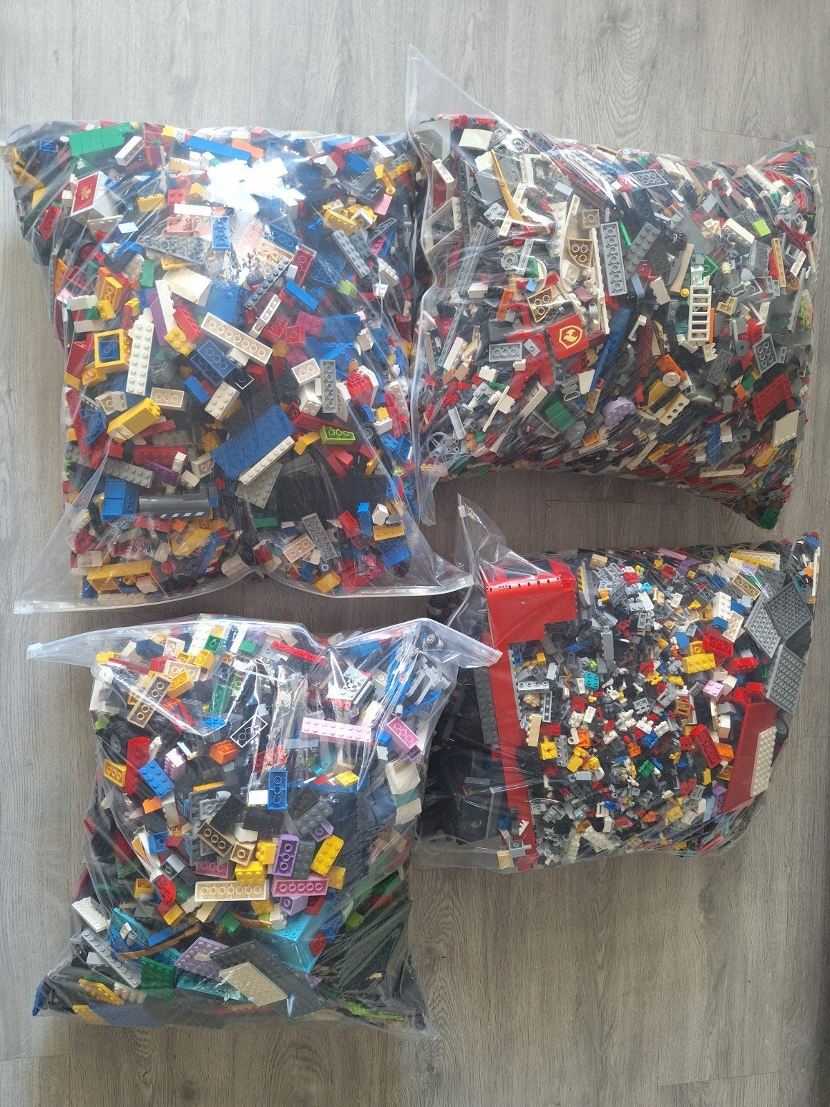 4 mega zakken lego onderdelen, Ophalen of Verzenden, Zo goed als nieuw, Losse stenen, Lego