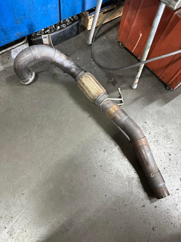 3 inch downpipe catless 2.0tsi, Ophalen of Verzenden, Gebruikt, Seat