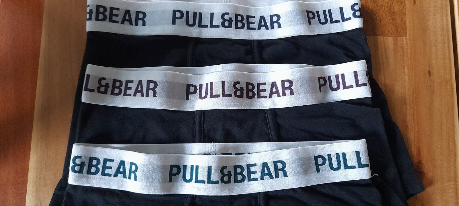nieuw 3x boxershort Pull&Bear maat S zwart met wit, Ophalen of Verzenden, Zwart, Pull&Bear, Boxer