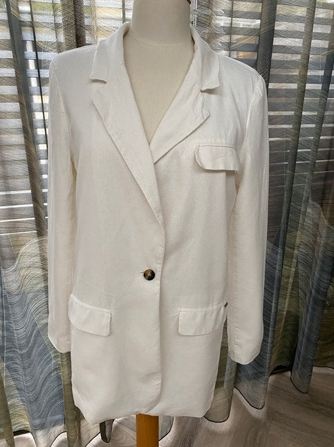 Revelation linnen blazer mt.L/42, Wit, Maat 42/44 (L), Ophalen of Verzenden, Zo goed als nieuw