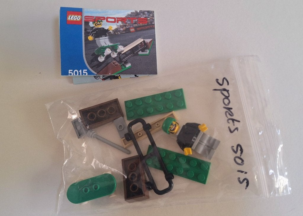 Lego Sports 5015 Skateboarder met handleiding, Gebruikt, Overige thema's, Lego, Ophalen of Verzenden