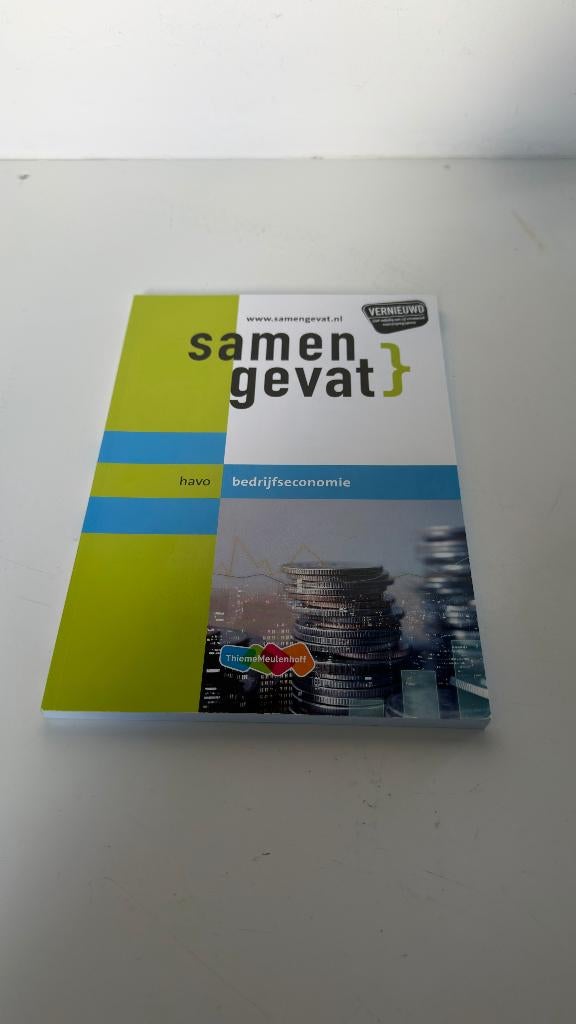 Samengevat Bedrijfseconomie - Havo, Boeken, Schoolboeken, Gelezen, Ophalen of Verzenden, Bedrijfseconomie of M&O, HAVO