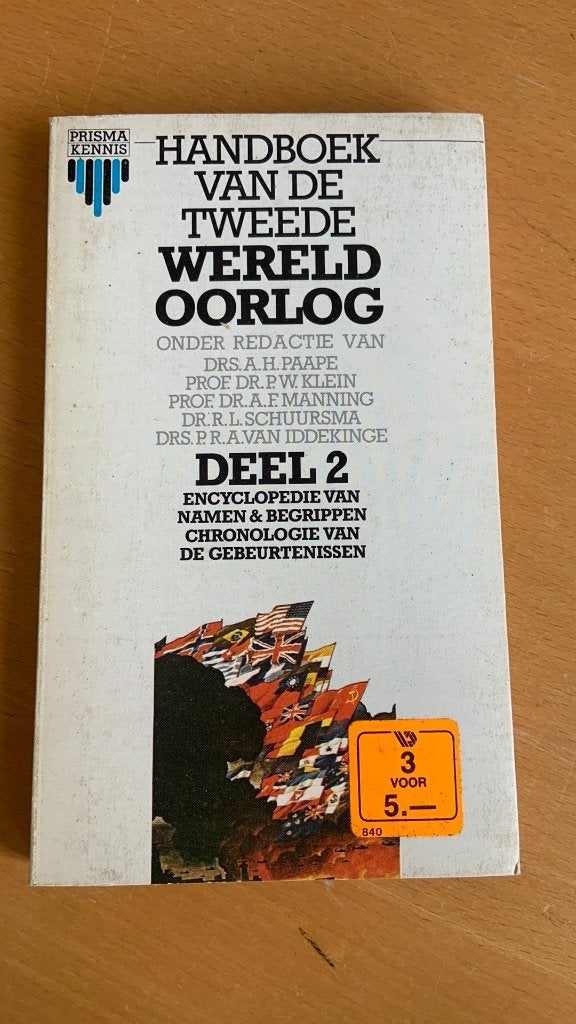 Handboek van de tweede wereld oorlog deel 2 encyclopedie, Ophalen of Verzenden, Tweede Wereldoorlog