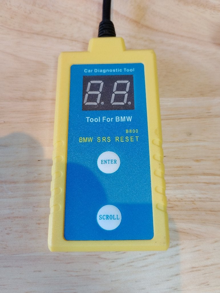 BMW B800 SRS Reset Tool + verloopkabel – airbagdiagnose BMW, Ophalen of Verzenden, Gebruikt