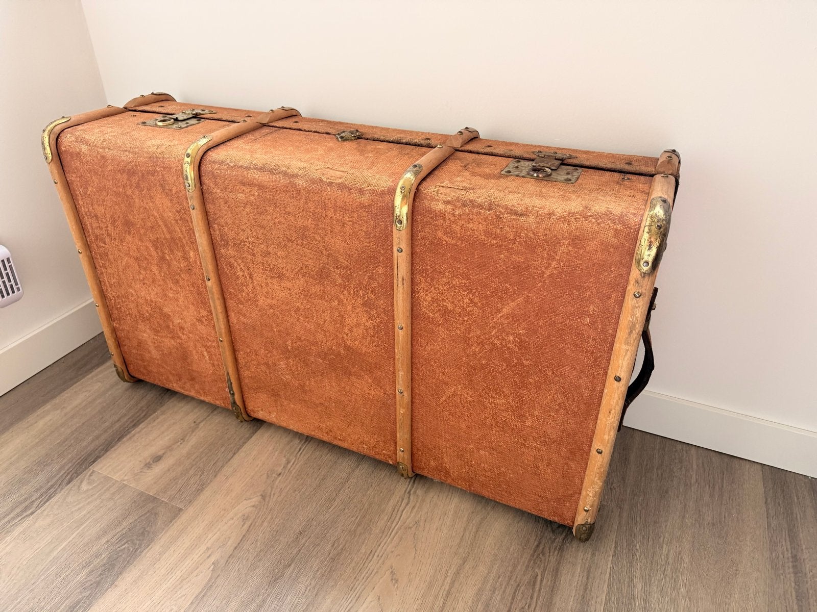 Vintage Koffer - Authentieke Reiskoffer met Karakter, Ophalen, Overige materialen, Gebruikt, Slot
