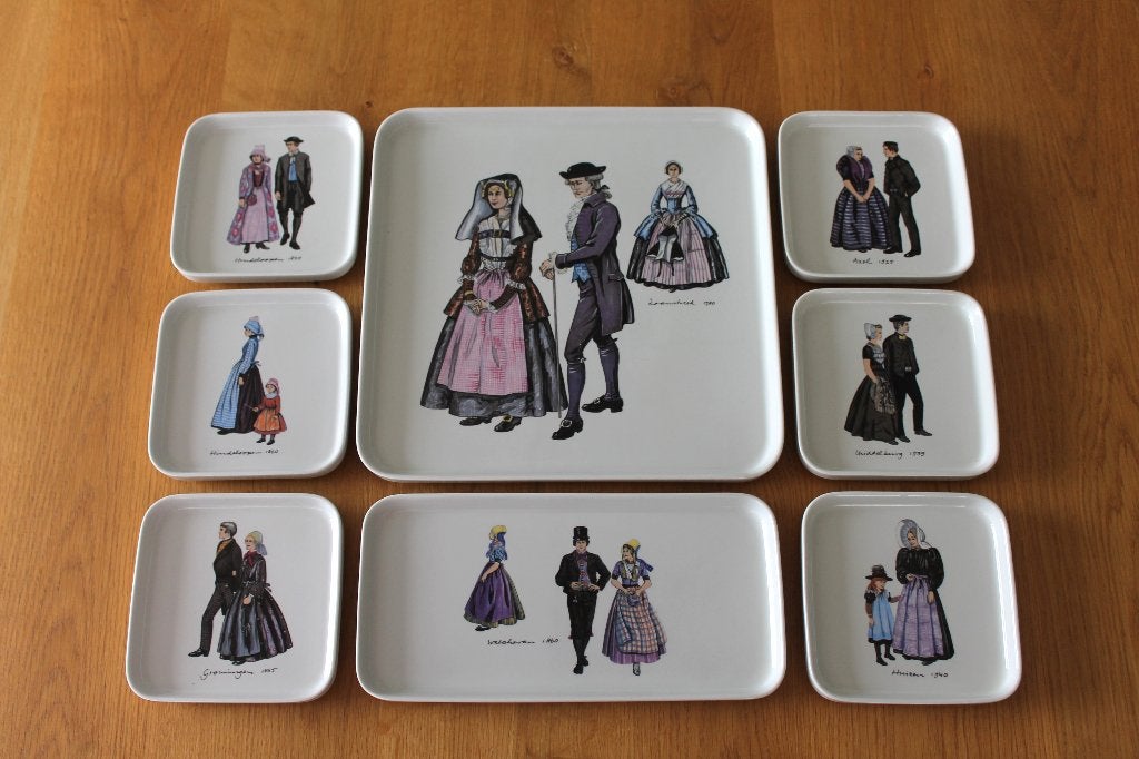 Villeroy & Boch 8-delig gebakstel - Burgherdragt serveerstel, Ophalen of Verzenden