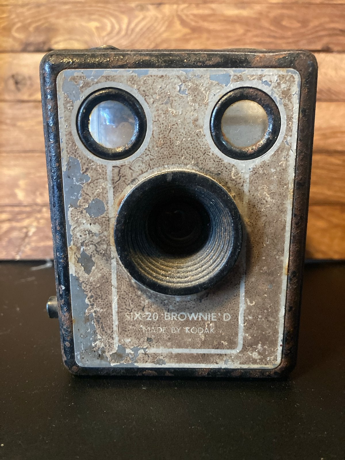 Vintage Kodak Six-20 Brownie D Boxcamera - Gebruikt, Audio, Tv en Foto, ., Compact, Ophalen of Verzenden, Kodak