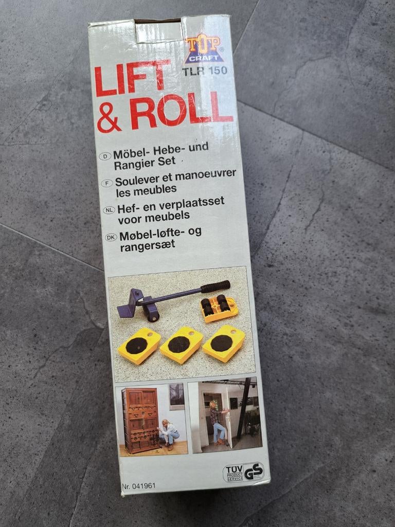 Hef en verplaatsset, lift en roll voor meubels
Handige hulp, Ophalen of Verzenden