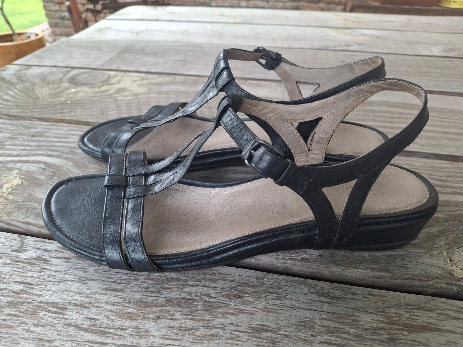Ecco sandalen maat 42, Ophalen of Verzenden, Zo goed als nieuw, Sandalen of Muiltjes
