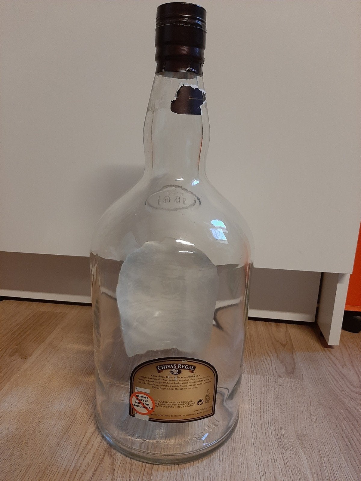 Grote chivas regal dummy fles, Ophalen of Verzenden, Gebruiksvoorwerp