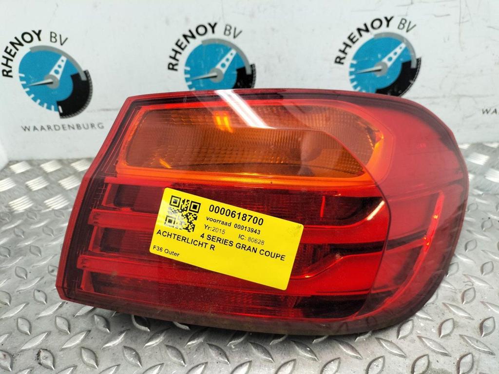 BMW 4 SERIES GRAN COUPE 420dA 140kW  ACHTERLICHT R 2015, Ophalen of Verzenden, Gebruikt, Stiba lid