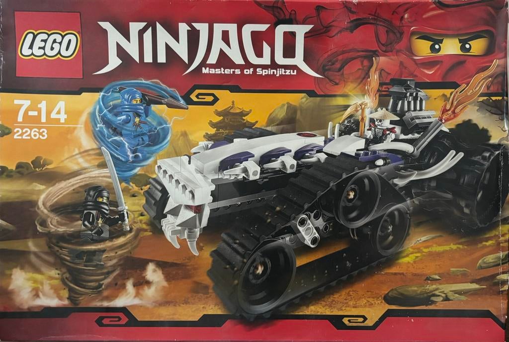 LEGO Ninjago 2263 Turbo Shredder, Lego, Ophalen of Verzenden, Zo goed als nieuw, Compleet