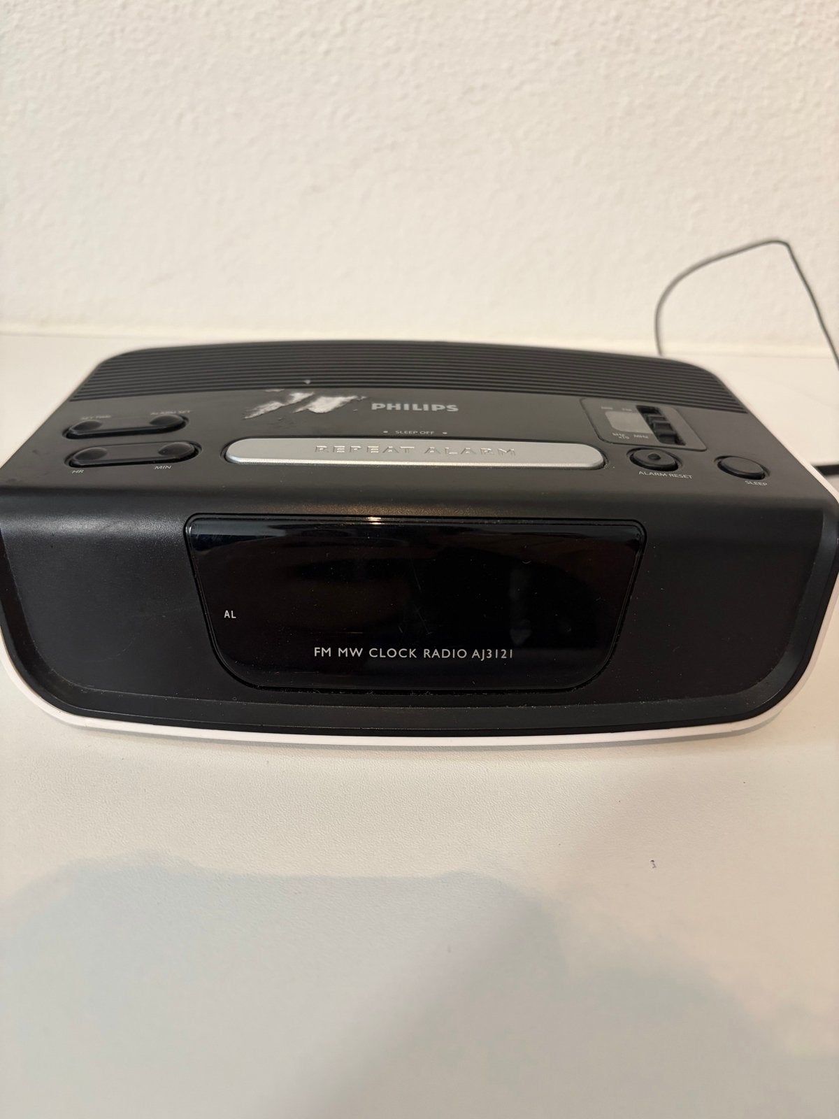 Philips FM MW Clock Radio AJ3121 - Getest en werkend, Ophalen of Verzenden, Zo goed als nieuw, Radio