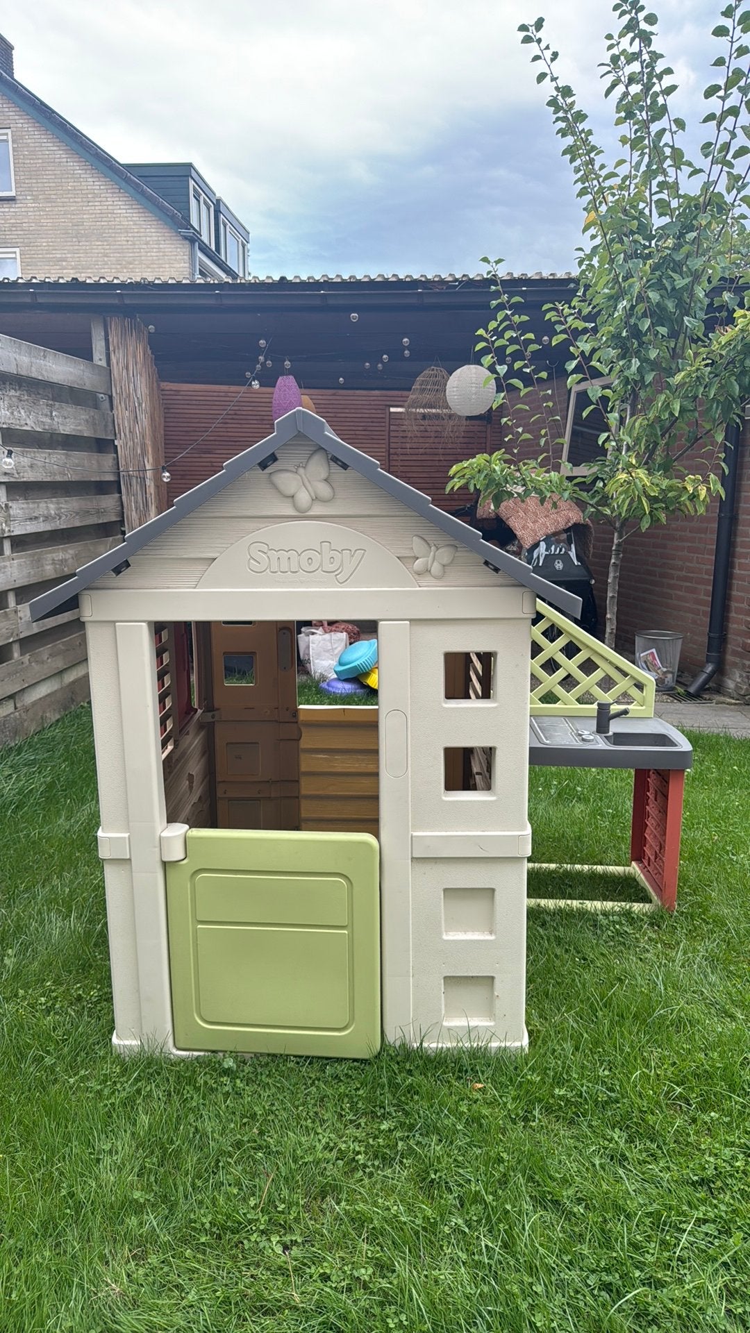 Smoby Life Speelhuis met Keuken - Zo goed als nieuw, Ophalen, Zo goed als nieuw, Plastic