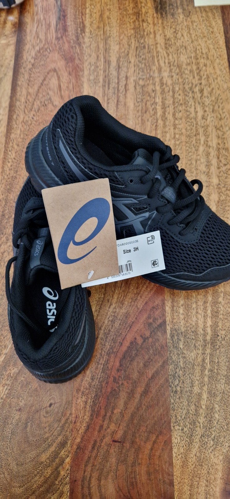 Zwarte Asics renschoenen / sportschoenen mt 35,5, nieuw, Ophalen of Verzenden, Nieuw, Asics, Sportschoenen