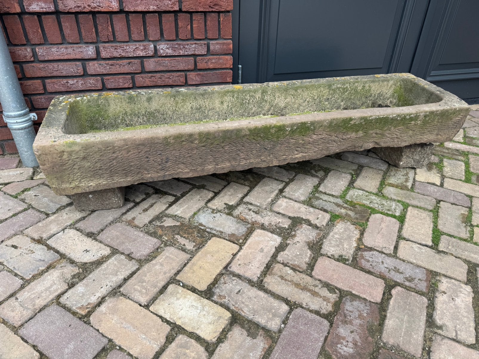 Lange Bentheimer bloembak/ trog, Tuin en Terras, Ophalen, Gebruikt