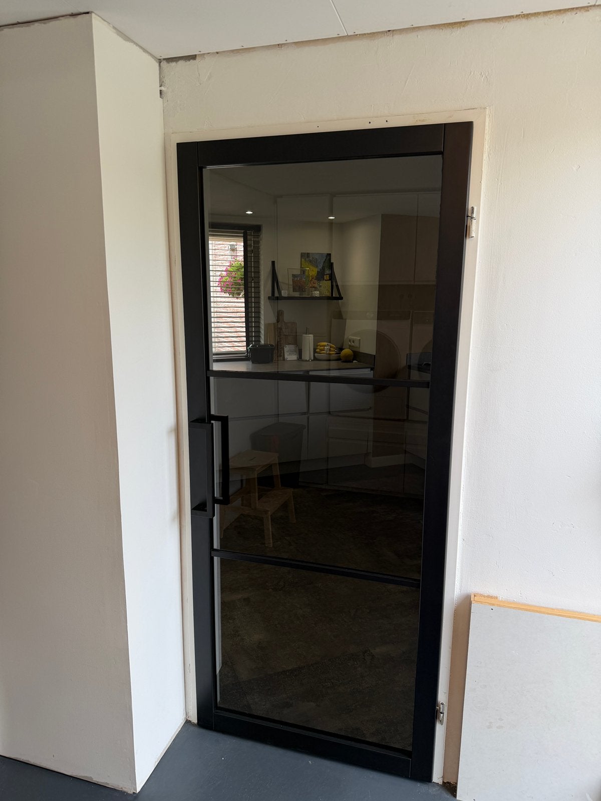 Skantrae SSL 4503 opdek rechts 83x201,5 rookglas, Ophalen, 80 tot 100 cm, Binnendeur, Nieuw