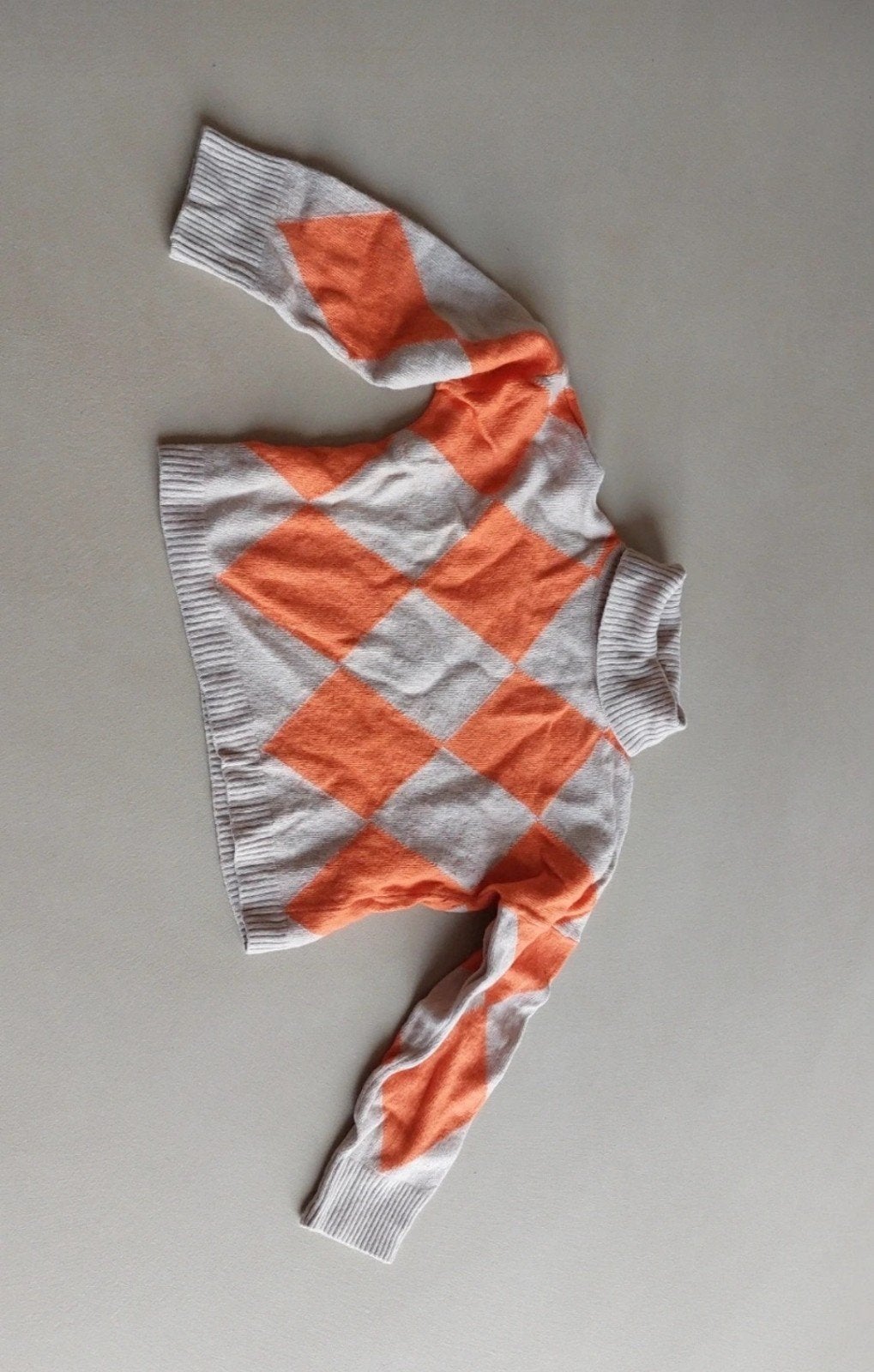 C&A Premium trui met argyle patroon - Maat M, C&A Premium, Oranje, Zo goed als nieuw, Ophalen