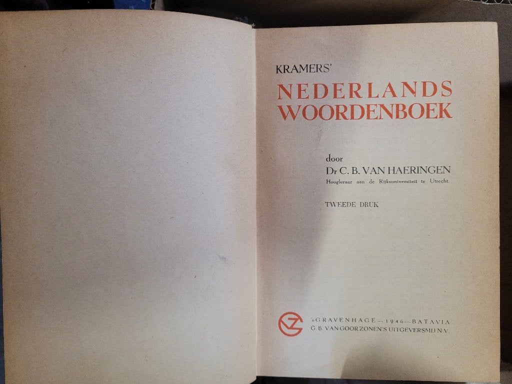 4 x Kramer's woordenboek Nederlands/ Frans/ Duits/ Engels, Boeken, Woordenboeken, Ophalen of Verzenden, Zo goed als nieuw, Kramers
