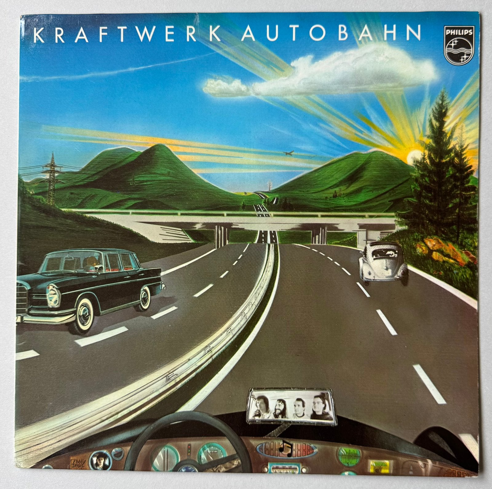 Kraftwerk - Autobahn - 1e Duitse persing 1974, Ophalen of Verzenden, Zo goed als nieuw, 12 inch, Poprock