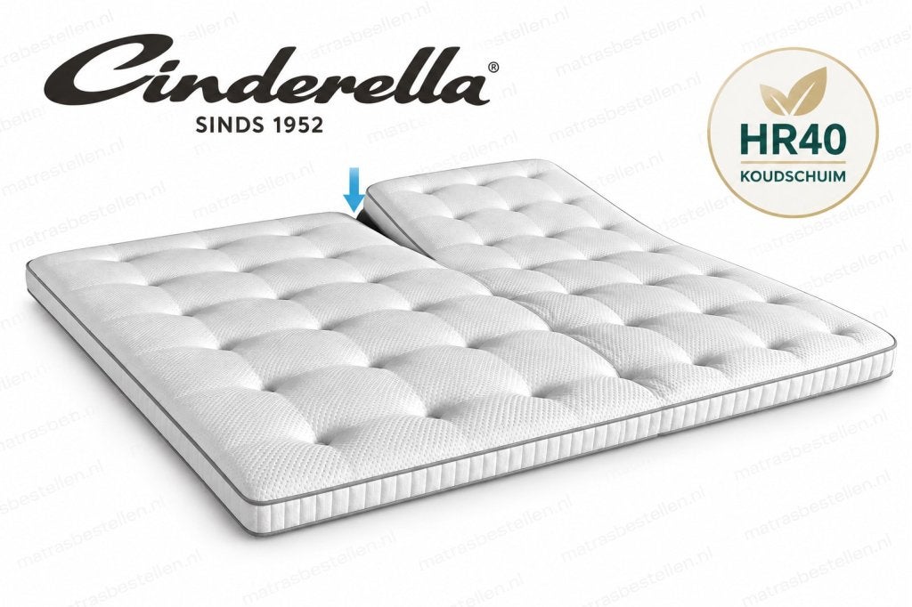 Cinderella 180/200 SPLIT Cinderella OP=OP Primum nieuw, Matrasbestellen.nl, Verzenden, Buurserstraat 15 A, 7481 EG,Haaksbergen